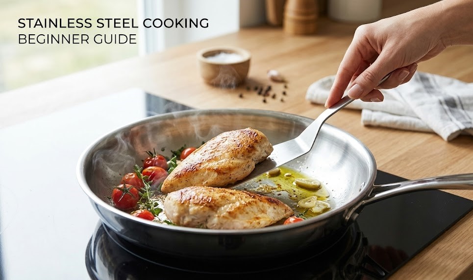 How to Cook with Stainless Steel Cookware – A Beginner’s Guide