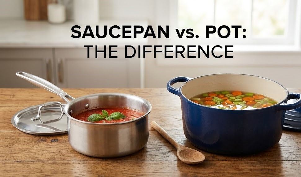 Saucepan vs. Pot: What’s the Difference?