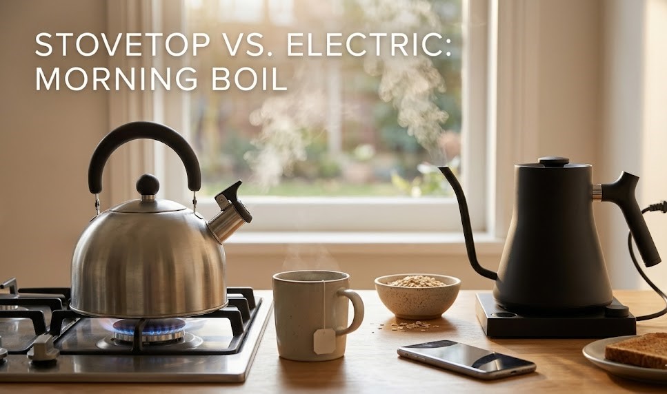 Stovetop Kettles vs. Electric Kettles: Which Fits Your Morning Routine Better?