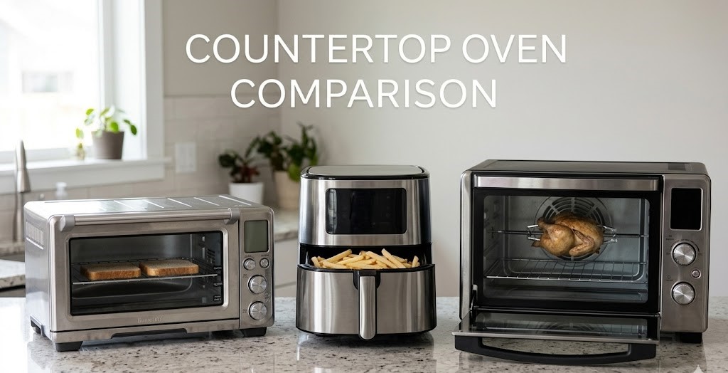 A Definitive Countertop Oven Comparison: Toaster Oven vs. Air Fryer vs. Convection Oven