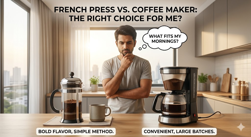 French Press vs. Coffee Maker: Which Is the Right Choice for Me?